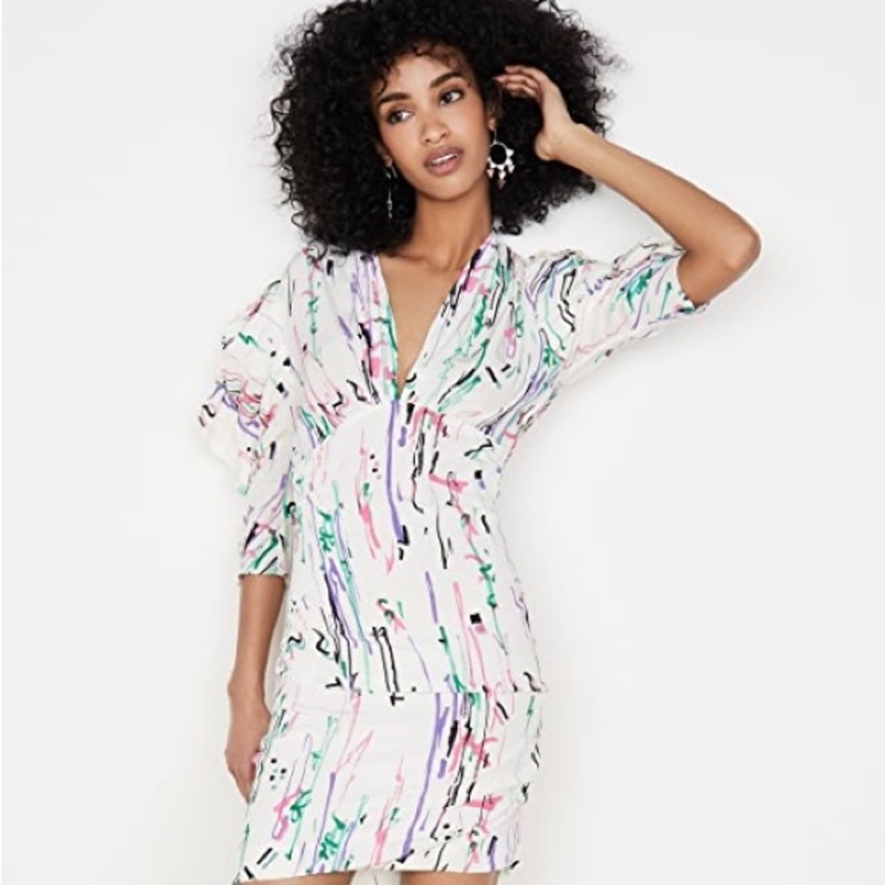 NWT Isabel Marant silk Farah Dress size 36